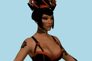 Cherry Popz Blue Estate, female, girl, woman, people, human, character